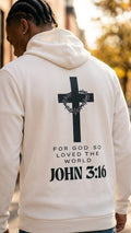 John 3:16 Cross Hoodie — Jesus Saved Me